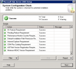 Installing SQL Server 2005 on Windows Server 2008