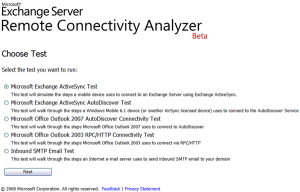 Test your Exchange Server remote connectivity