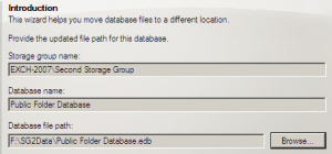 Configuring the Exchange Server 2007 Mailbox Server
