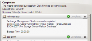 Moving Mailboxes from Exchange 2003 to Exchange Server 2007