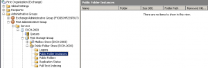 Moving Public Folders from Exchange 2003 to Exchange Server 2007