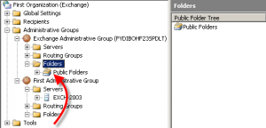 Moving the Public Folder Hierarchy During an Exchange 2007 Migration