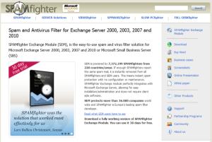 Exchange Server AntiSpam: Review of SPAMFighter Exchange Module for Exchange Server 2010