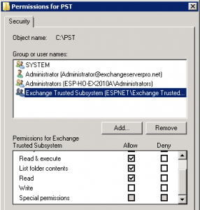 How to Export Mailboxes with Exchange Server 2010 SP1