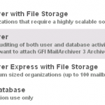 gfi mailarchiver setup