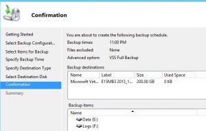 How to Backup Exchange Server 2013 Databases Using Windows Server Backup