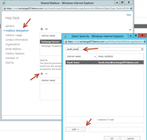 How to Grant Send As Permissions for a Mailbox in Exchange Server 2013