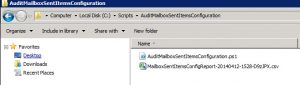 PowerShell Script: Audit Mailbox Sent Items Configurations