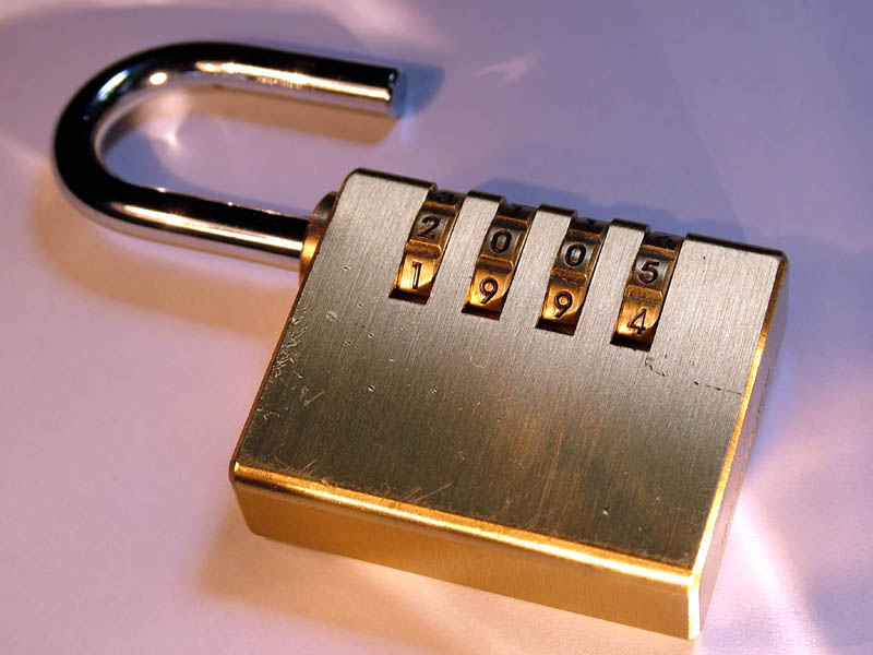 open padlock