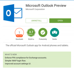 Outlook for iOS and Android Gets Updated with Support for PIN Policies