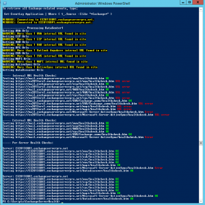 Testing Exchange Server 2013 Client Access Server Health with PowerShell