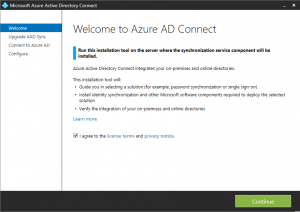 Upgrade Azure AD Sync to Azure AD Connect