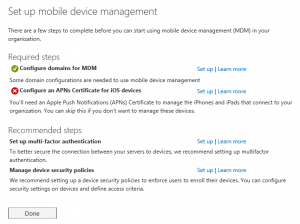Office 365 Mobile Device Management – Activation and Initial Configuration
