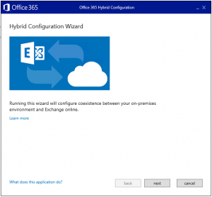 Creating a Hybrid Configuration with Exchange and Office 365