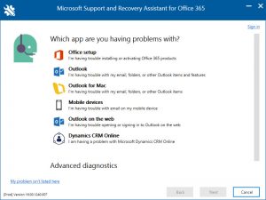A Look at the Office 365 Support and Recovery Assistant (SaRA)