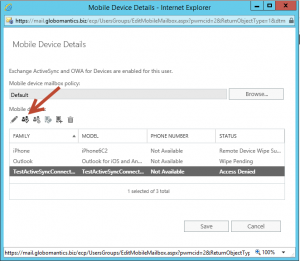 How to Unblock a Mobile Device in Exchange Server