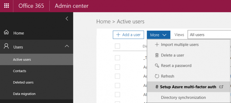 Securing Office 365 Admin Accounts With Multi-Factor Authentication