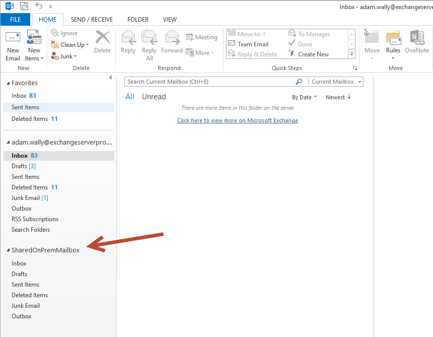 how do i create a new mailbox in outlook