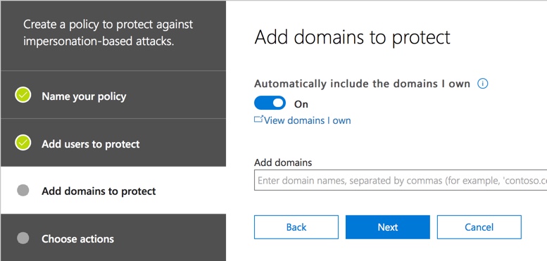 Office 365 Advanced Threat Protection Anti-phishing Policies