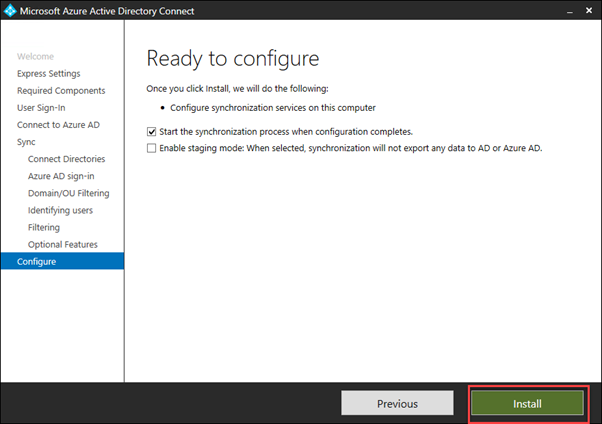 How to quickly install and configure Azure AD Connect | Practical365