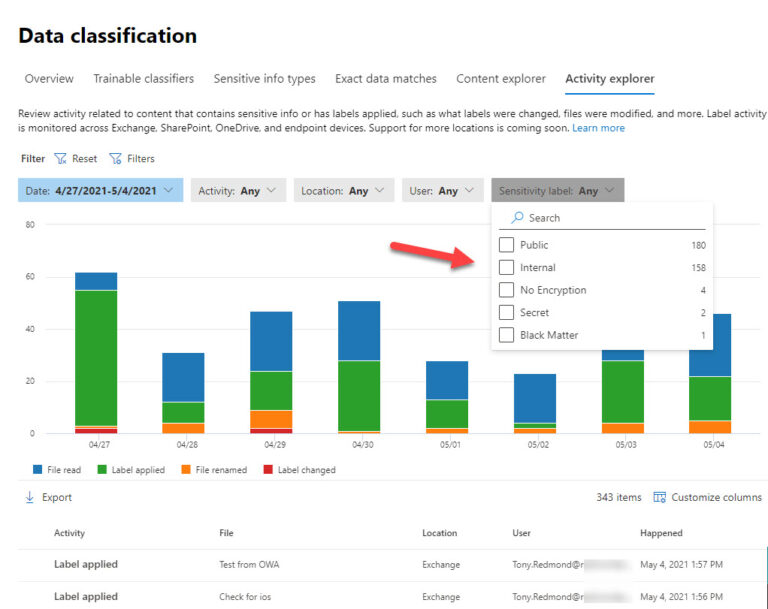 Microsoft Updates Outlook to use Advanced Settings for Sensitivity