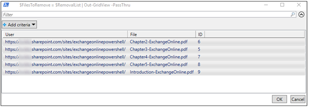 How to Use PowerShell to Remove OneDrive Files Found by a Content Search