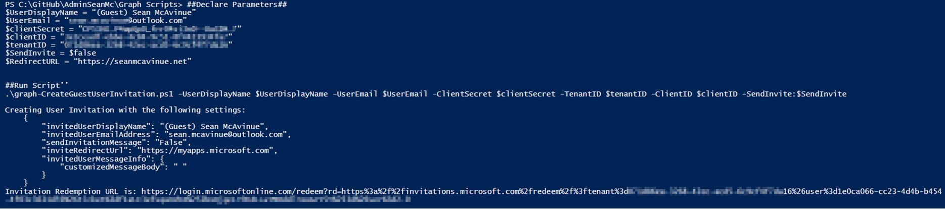 Azure AD Microsoft Graph API PowerShell