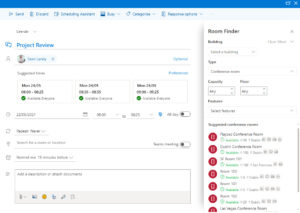 How Outlook's Room Finder Uses Metadata from the Places Service ...