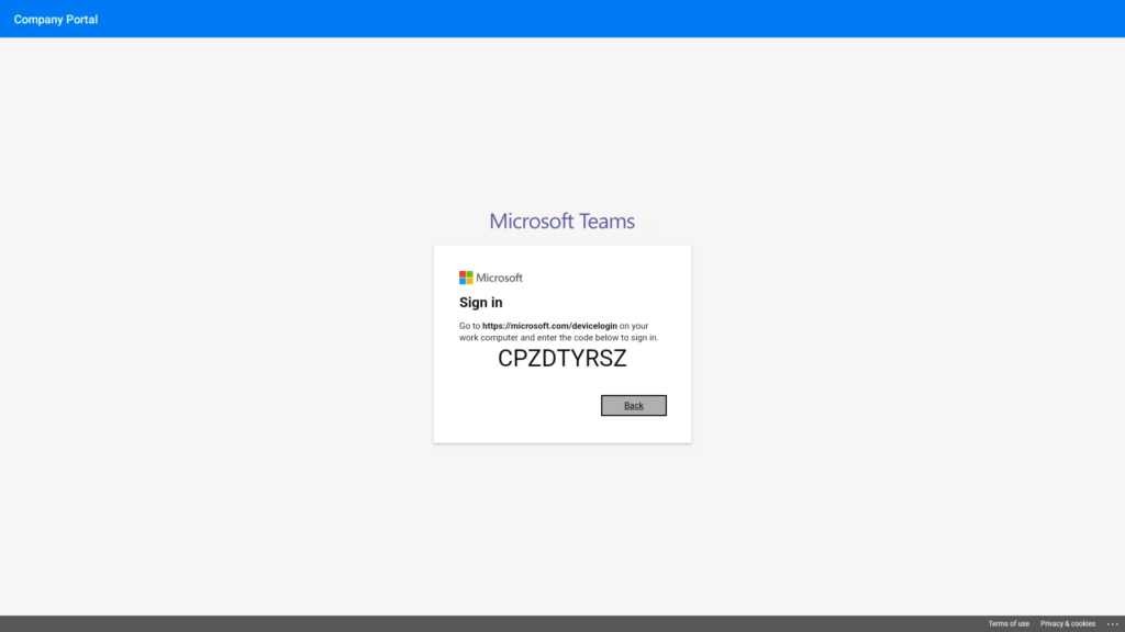 Setup Microsoft Teams Rooms in Personal Mode