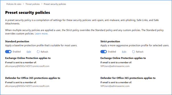 Configuring Microsoft Defender for Office 365