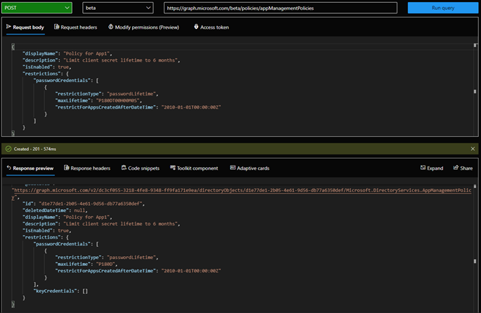 Azure AD App Management Method Policies Harden Application Security Posture