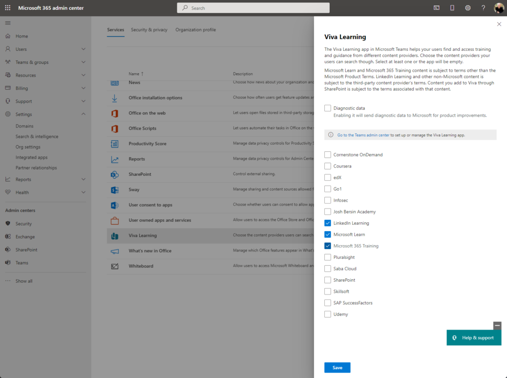 Set up Viva Learning and publish your own content using SharePoint