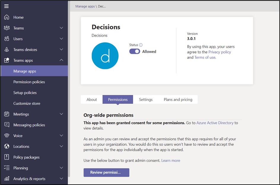 How to Manage Teams Apps Permissions and Policies