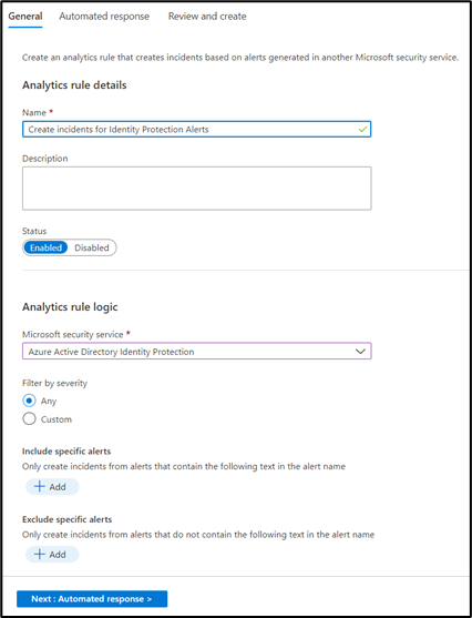 Set up Microsoft Sentinel as a single pane of glass for Microsoft 365 alerts