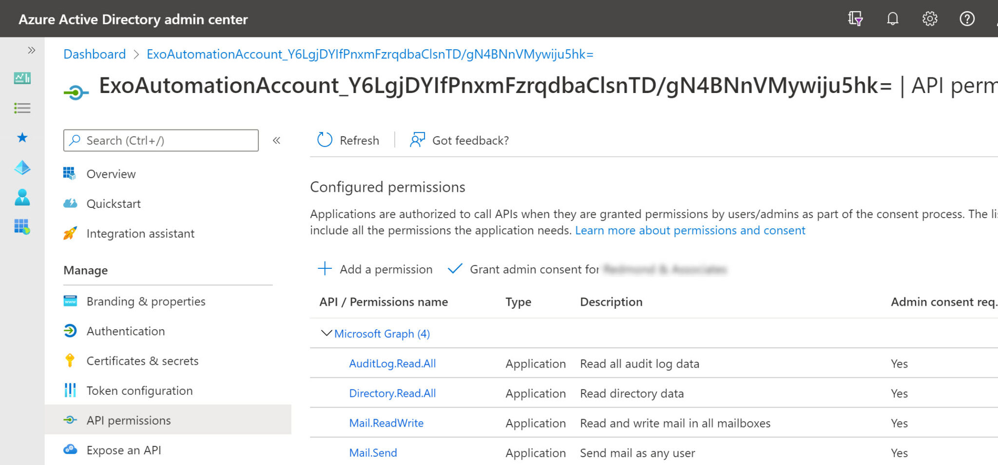 Using the Microsoft Graph SDK for PowerShell with Azure Automation ...