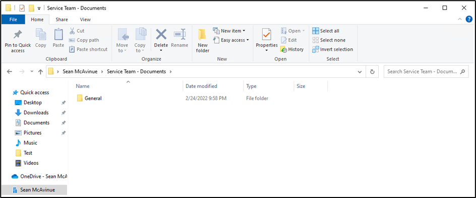 SharePoint Document Libraries are added to explorer and synced.