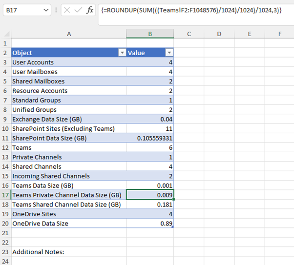 Office 365 migration plan assessment template