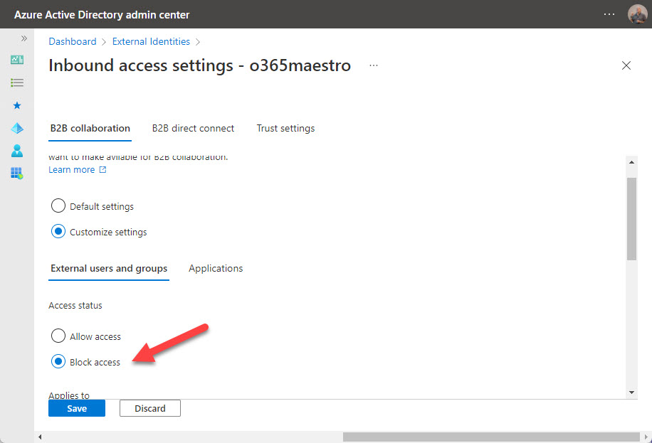 Blocking guest access to another Microsoft 365 tenant

Securing Microsoft Teams