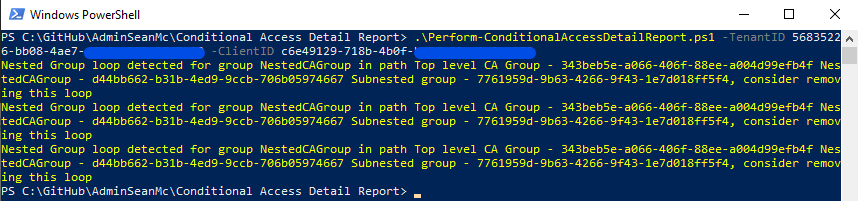 Performing a Conditional Access Assessment with PowerShell