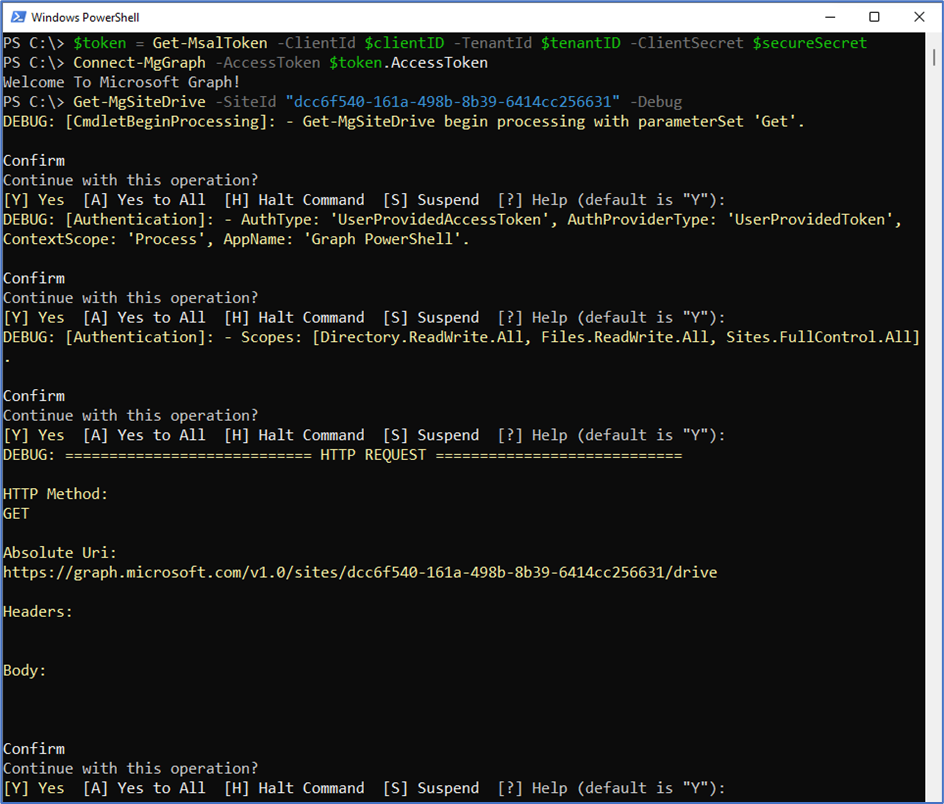 Introduction to the Microsoft Graph PowerShell SDK Part III: Interacting with Exchange Online and SharePoint Online