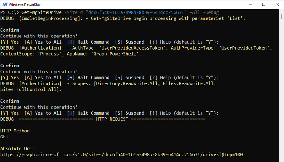 Introduction to the Microsoft Graph PowerShell SDK Part III: Interacting with Exchange Online and SharePoint Online