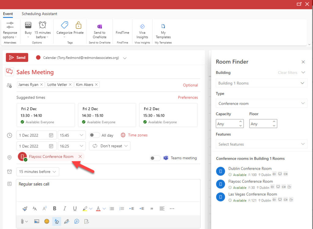 How to Report Meeting Statistics for Room Mailboxes