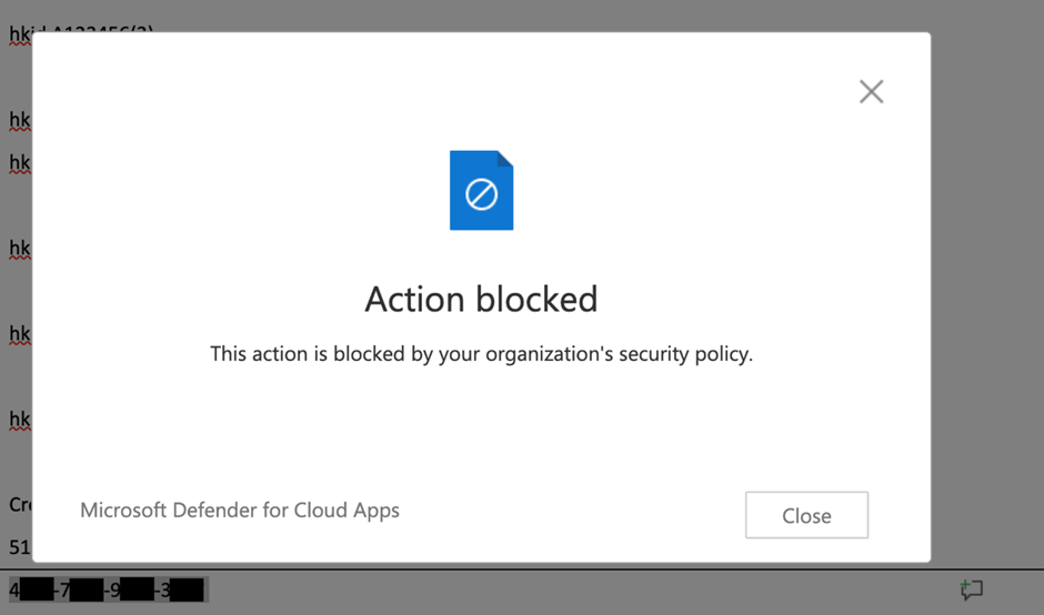 Use the Defender for Cloud Apps Policy to Prevent Information Leakage