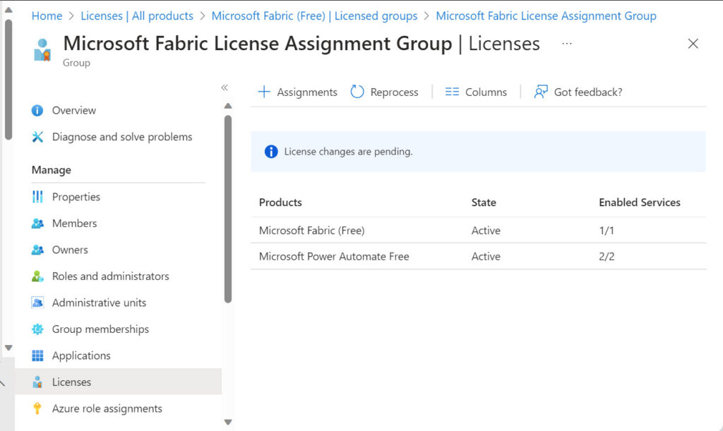 License assignments via group membership

Group-based licensing