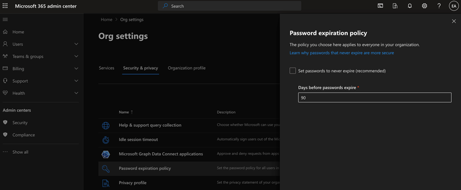 Top Five Security Topics For Microsoft 365 Projects