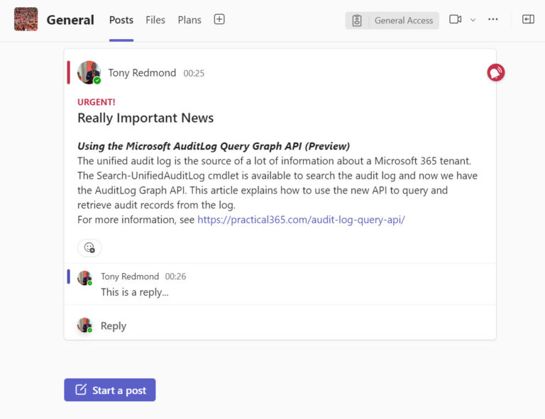 Practical Graph: Working with Teams Messaging | Practical365