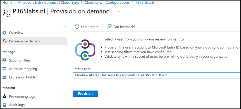 Group Writeback with Microsoft Entra Cloud Sync