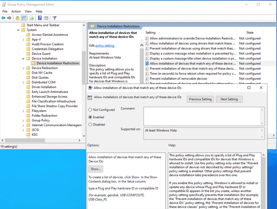 Using Device Control in Defender for Endpoint to Block USB Drives