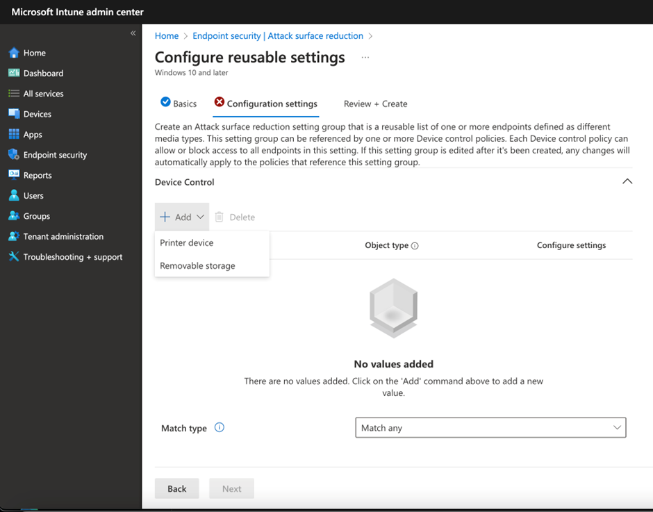 Using Device Control in Defender for Endpoint to Block USB Drives