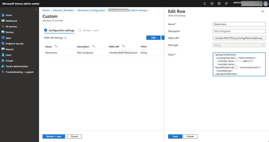 Practical Endpoint: Restricting Admin Access to an Endpoint